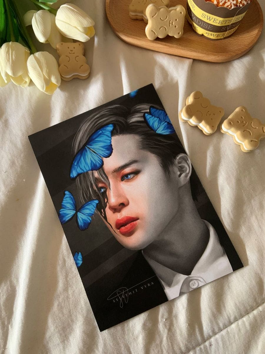 Jimin - Art Print, BTS fanart, K-pop inspired