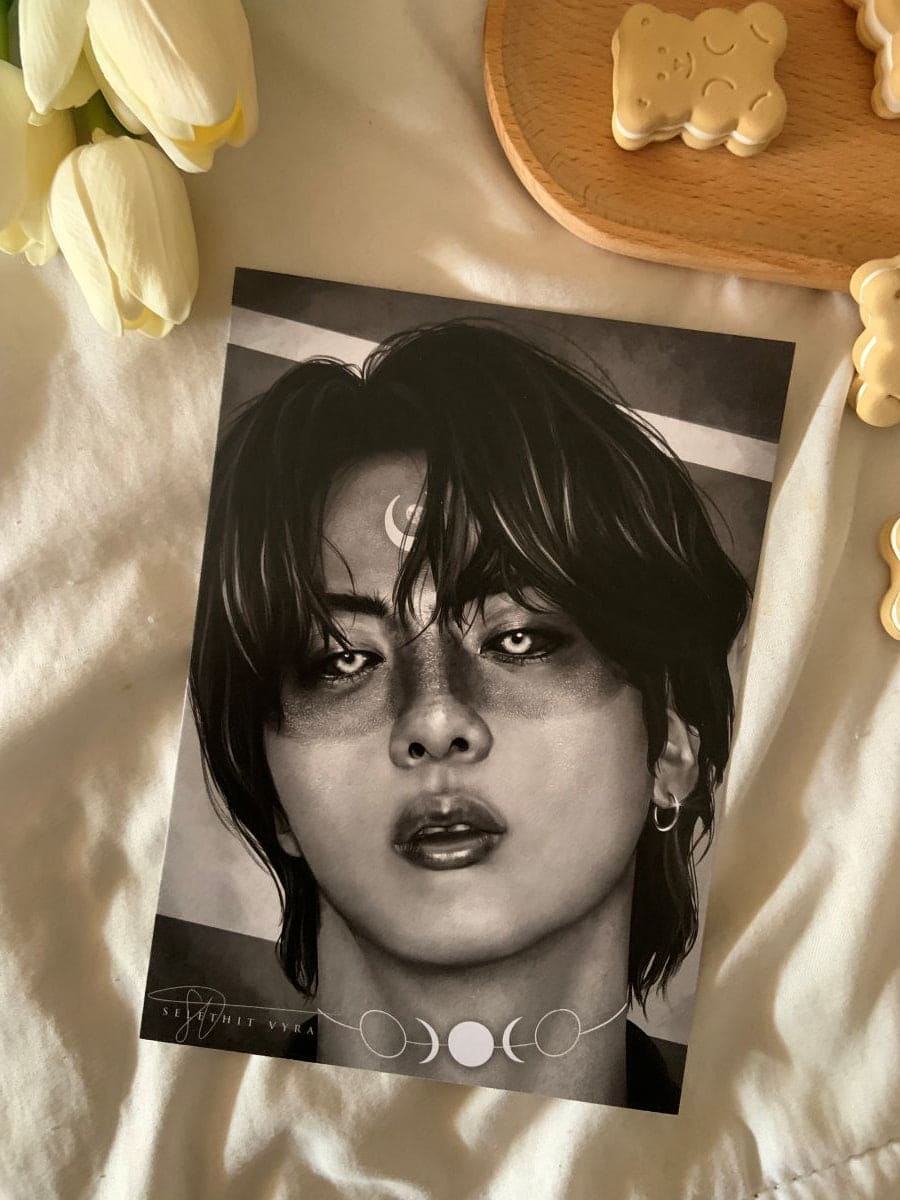 JIN - Art Print, BTS fanart, K-pop inspired
