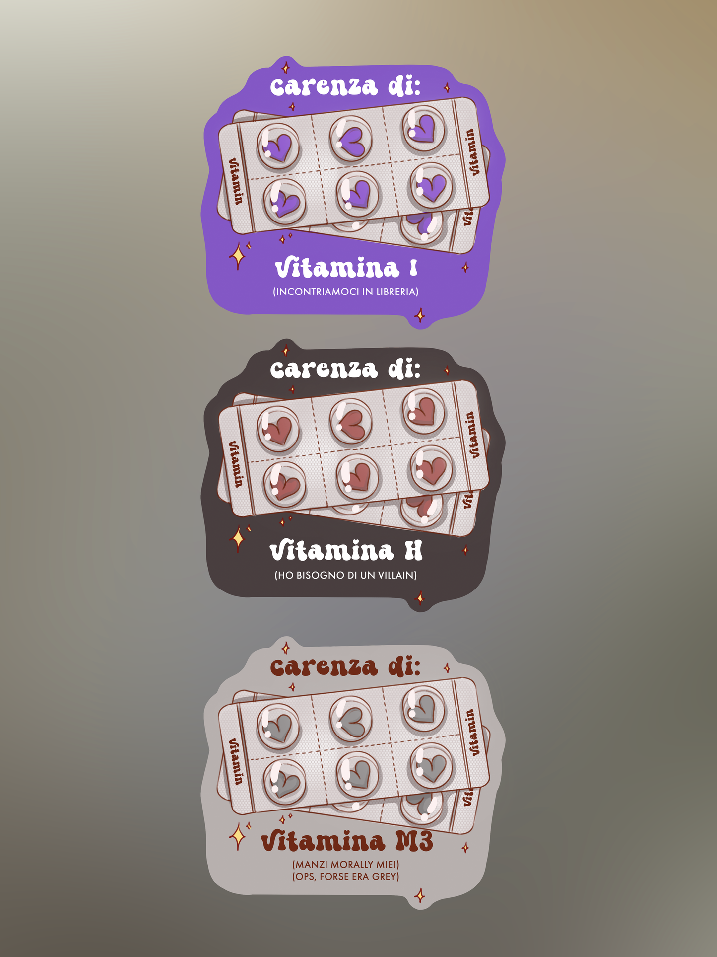 Stickers - Which vitamins do you need?