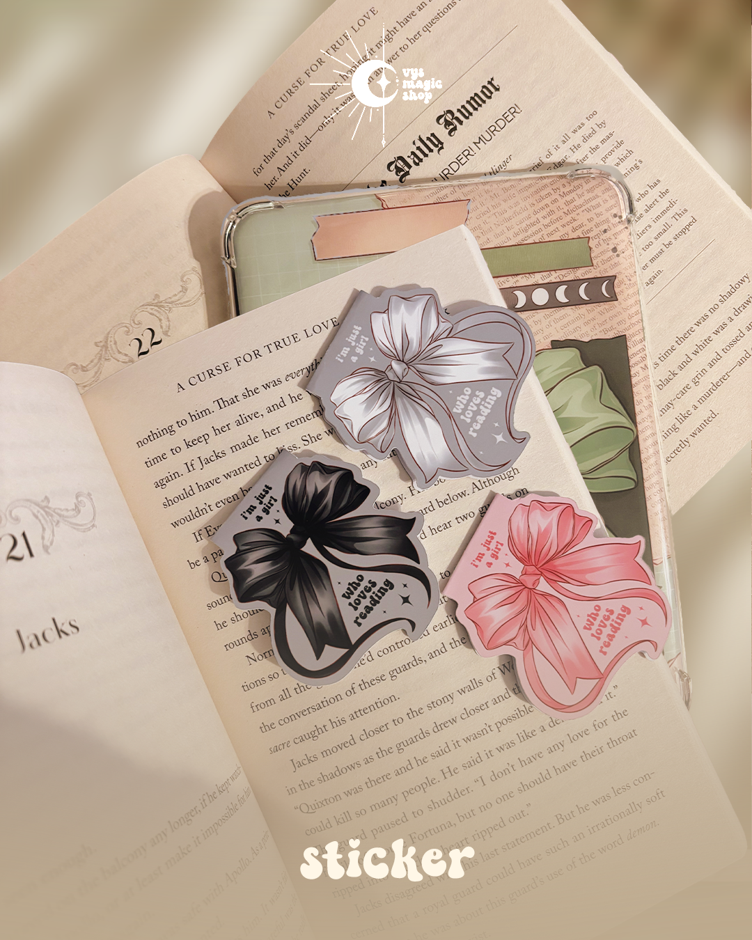 Stickers - Coquette, kindle & scrapbooking aesthetic