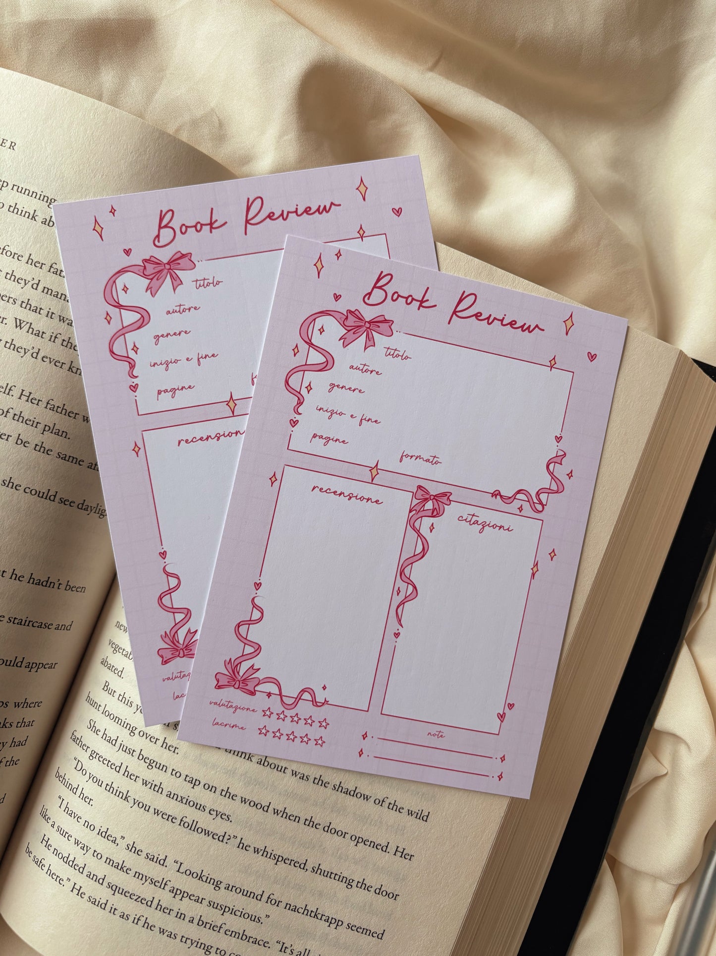 Book review pages