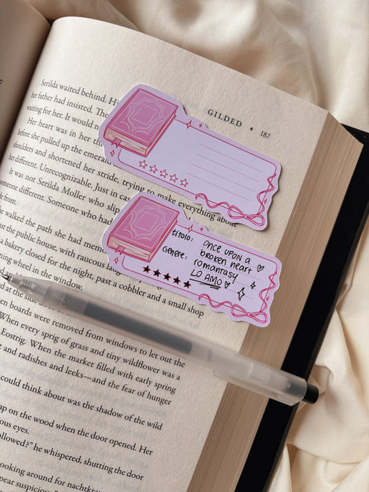 Book review sticker