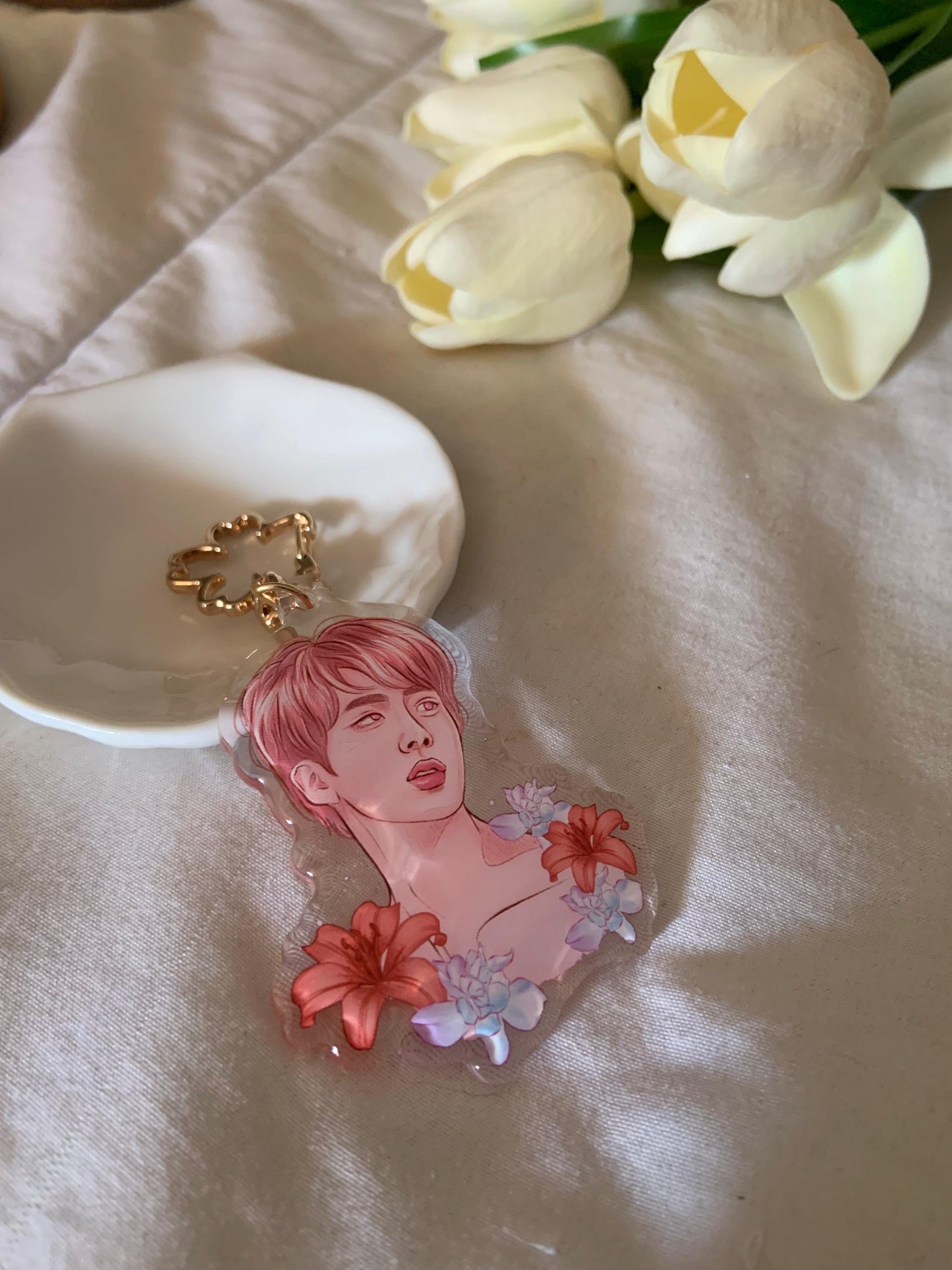 JIN - Smeraldo keychain - Vy's Magic Shop ✨