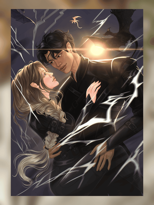 Fourth Wing - Page Overlay, Violet x Xaden Fanart - Vy's Magic Shop ✨