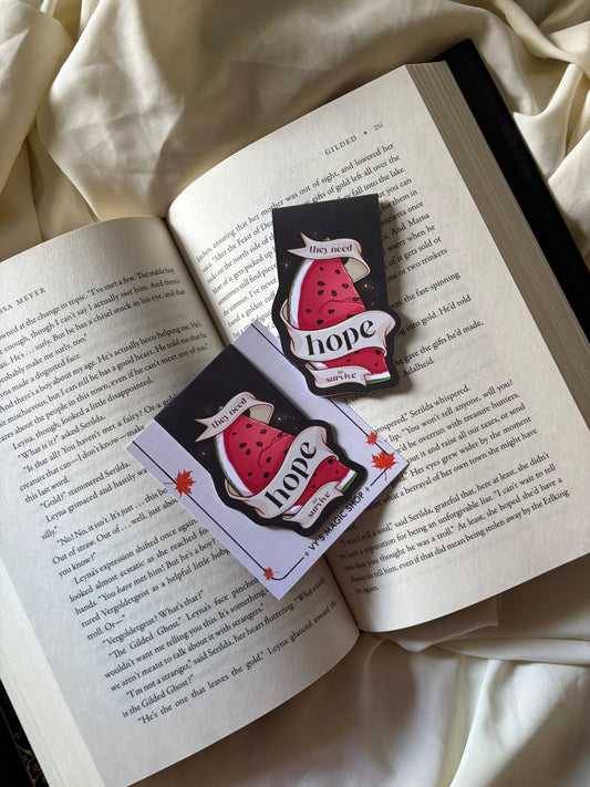 FUNDRAISING FOR GAZA - Magnetic Bookmarks