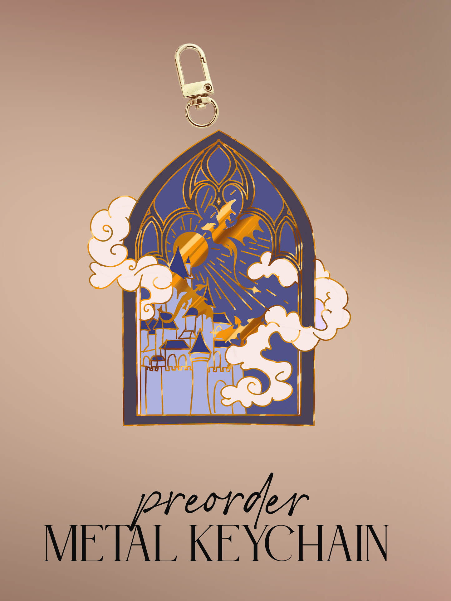 PREORDER - Metal Keychain