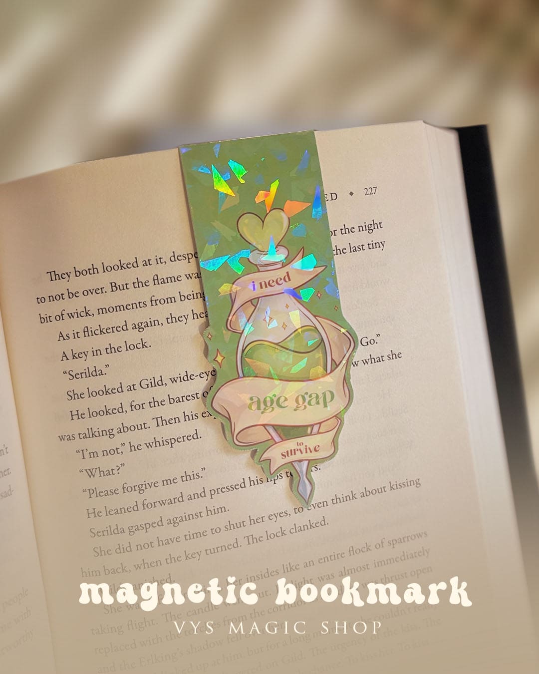 Magnetic Bookmarks - Tropes Love Potions, book aesthetic