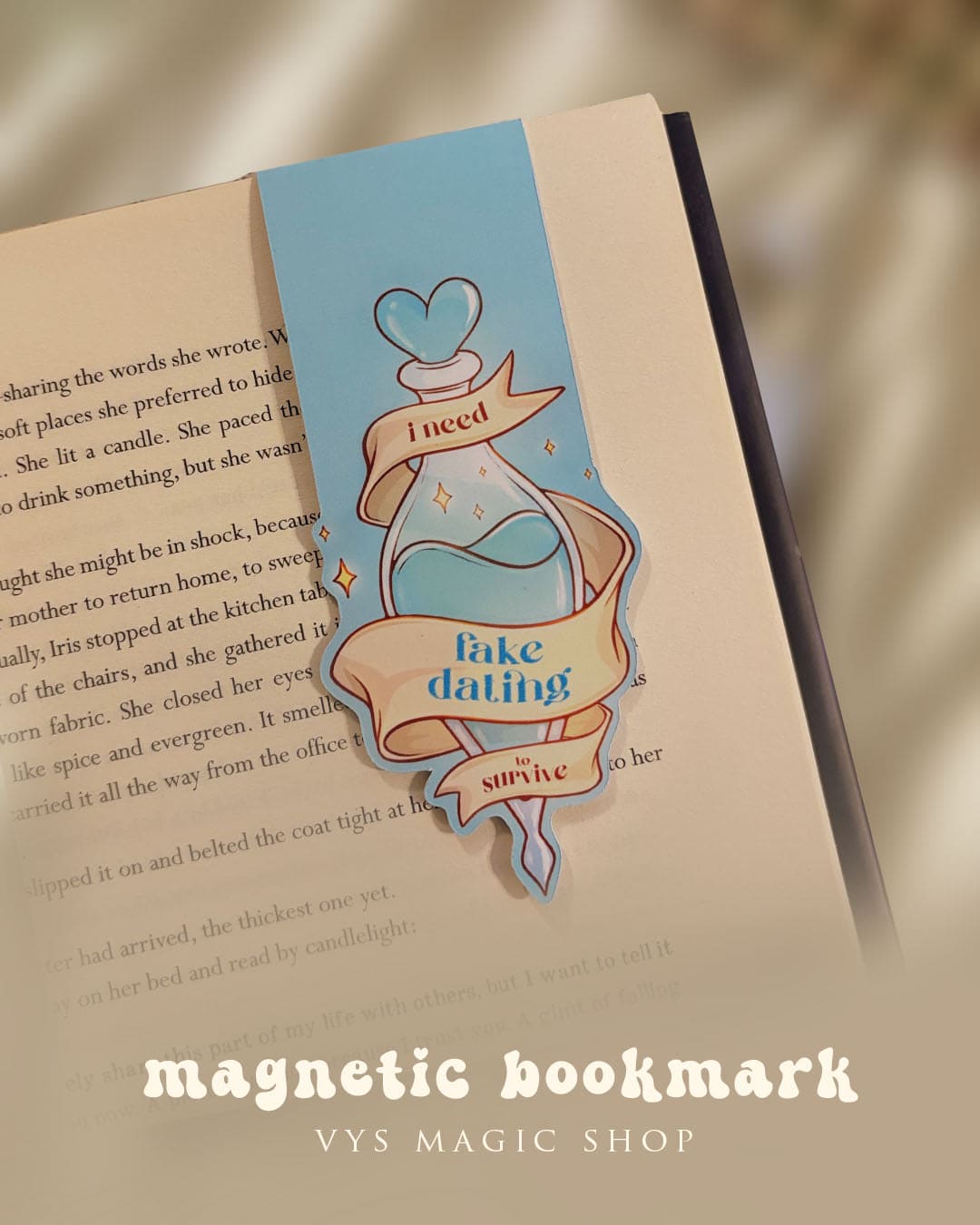 Magnetic Bookmarks - Tropes Love Potions, book aesthetic