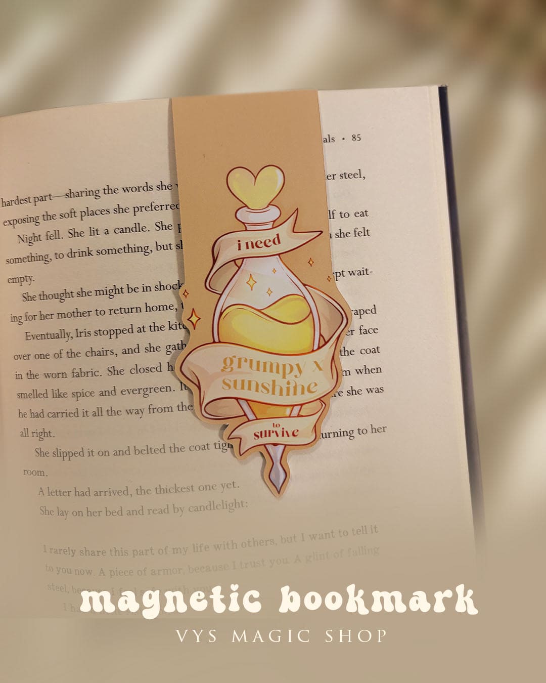 Magnetic Bookmarks - Tropes Love Potions, book aesthetic
