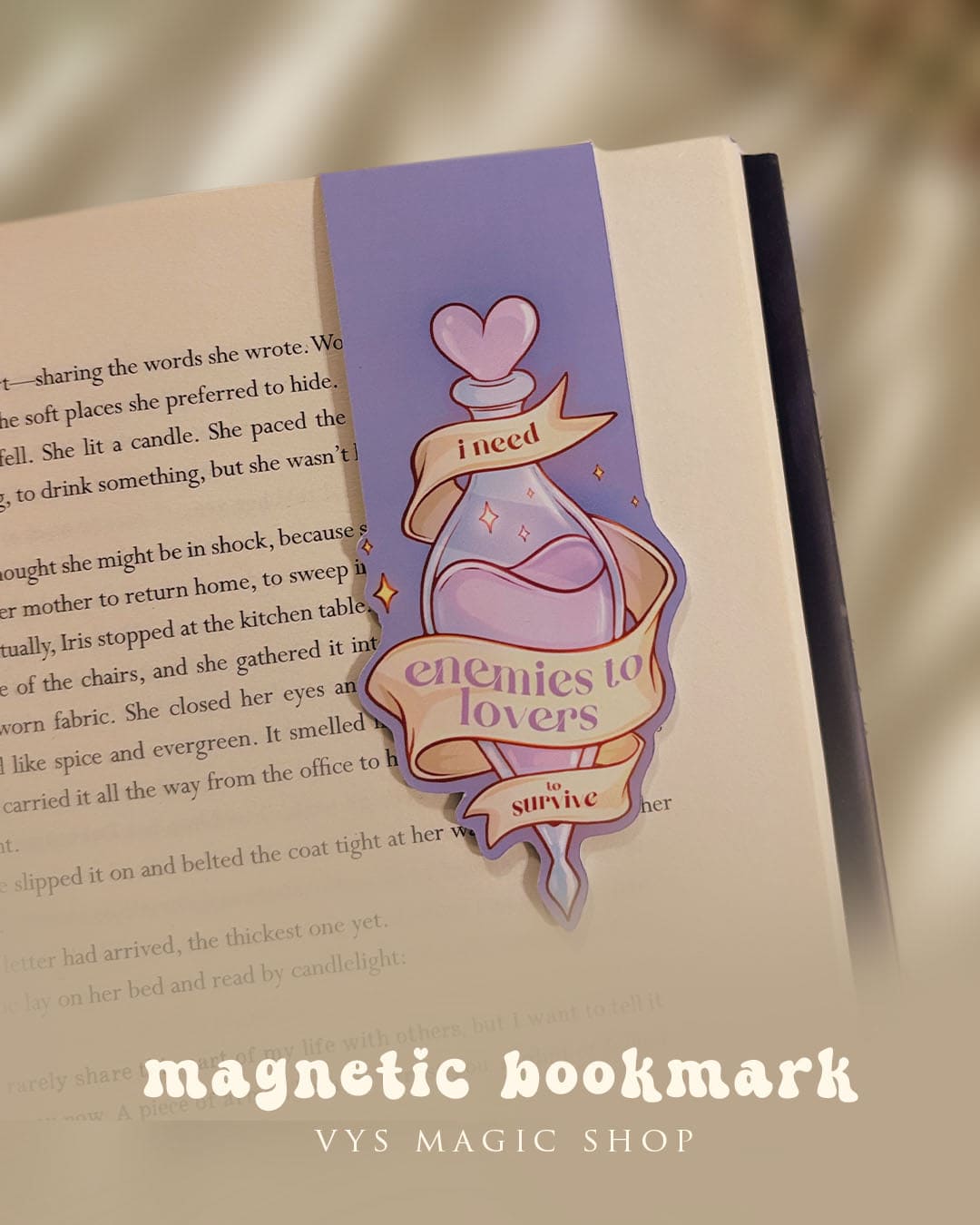 Magnetic Bookmarks - Tropes Love Potions, book aesthetic