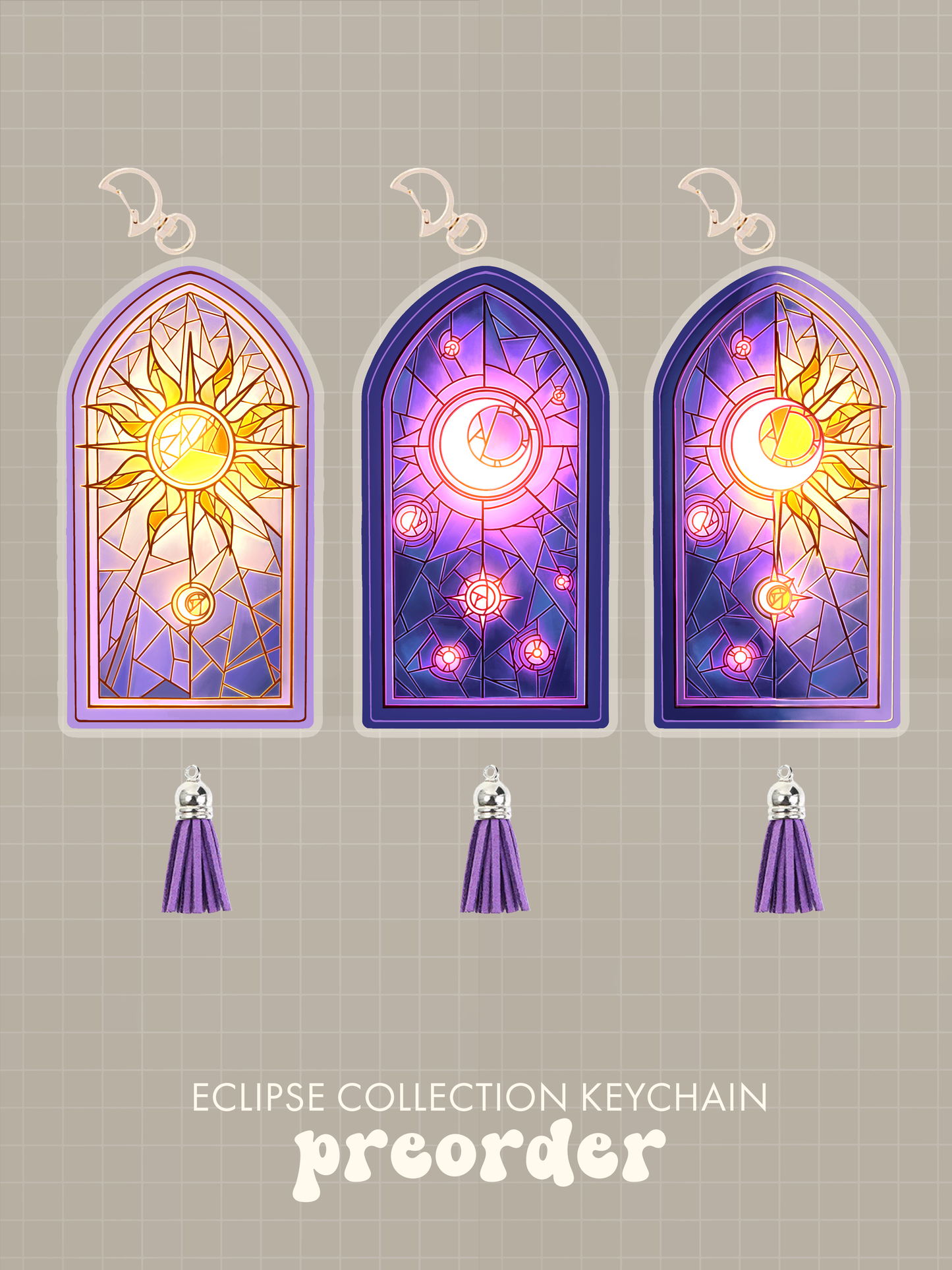 PREORDER Keychain - Eclipse collection