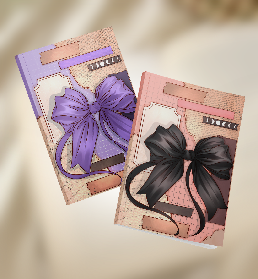 Coquette Notebook - Lined, book aesthetic