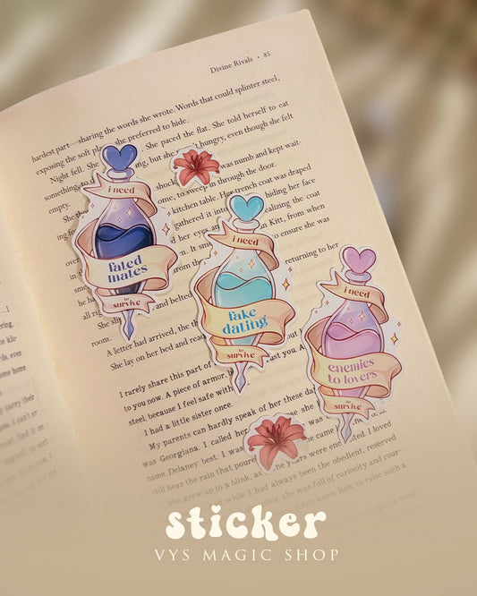 Stickers - Tropes Love Potions, kindle & scrapbooking aesthetic