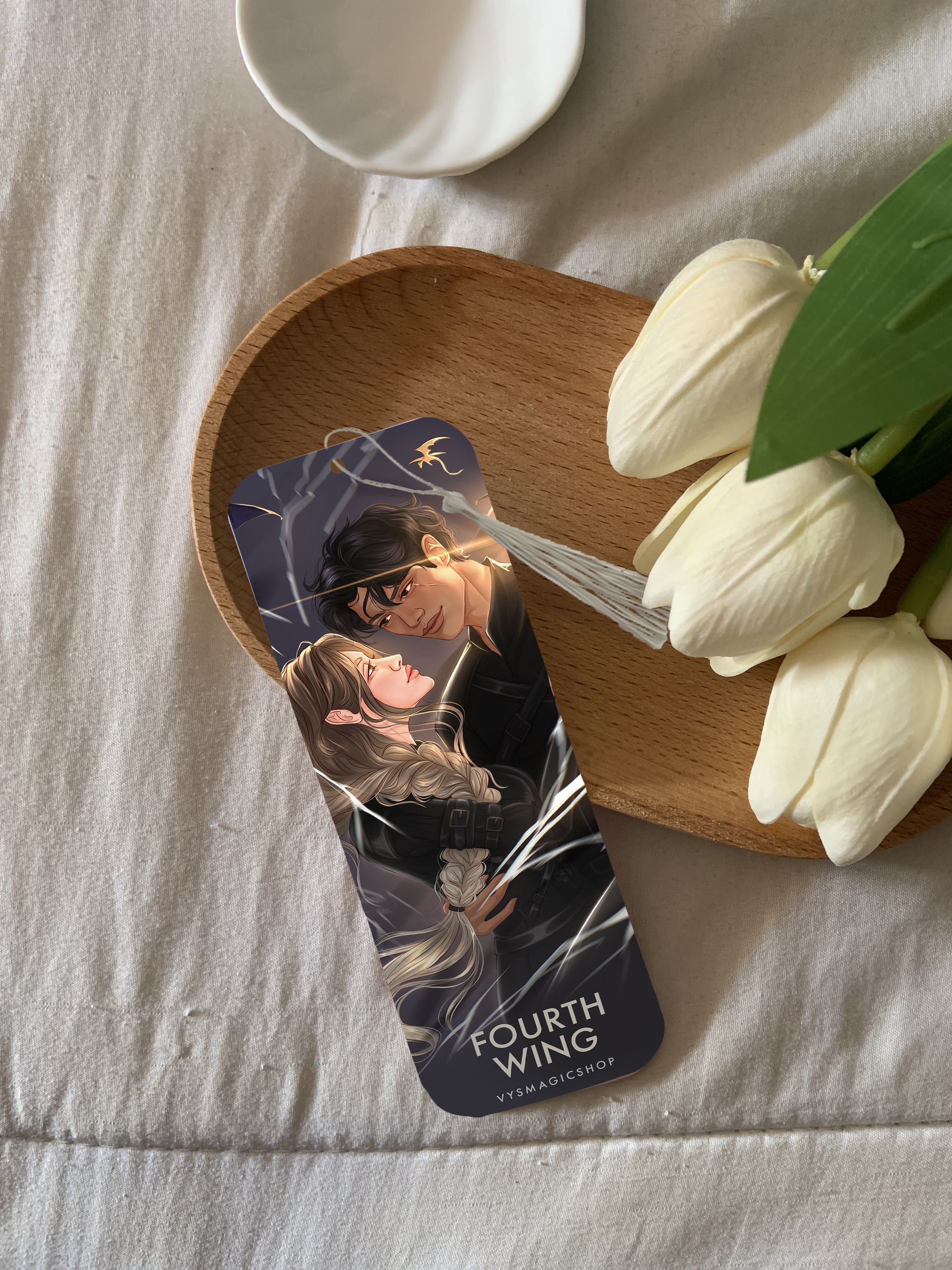 Fourth Wing, Bookmark - Violet x Xaden – Vy's Magic Shop ✨