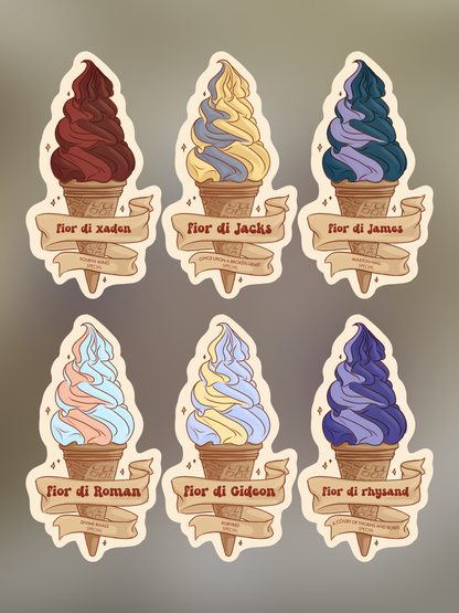 Stickers - Bookboyfriends special ice-cream
