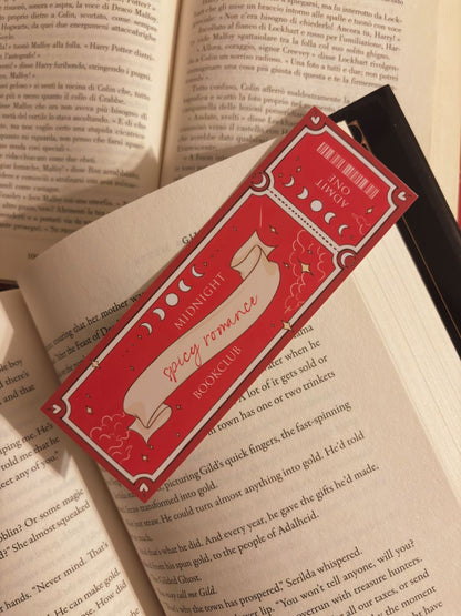 Bookmarks - Midnight Bookclub, book aesthetic
