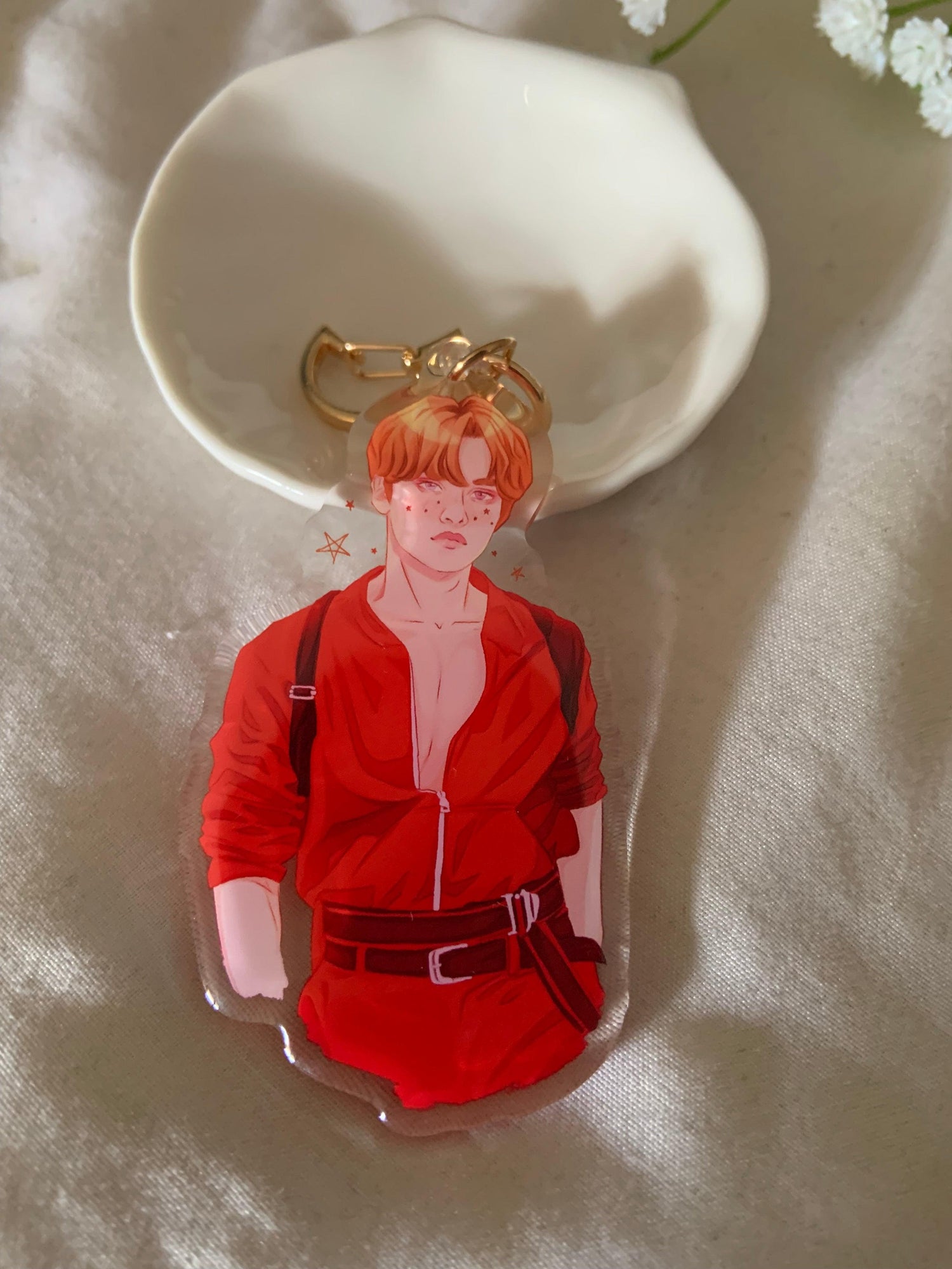 Lee Know - Thunderous Keychain, Stray Kids Fanart - Vy's Magic Shop ✨