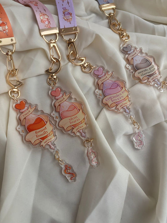 Keychain - Tropes Love Potions, book aesthetic