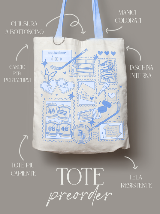 PREORDER - Totebag  Hockey Romance