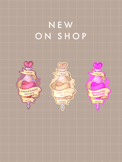 PREORDER - Pop Grip, Tropes love potions