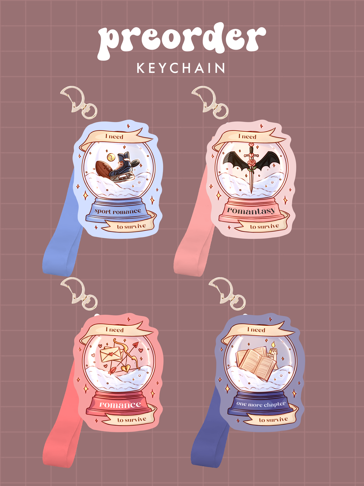 Keychain, Palline di neve